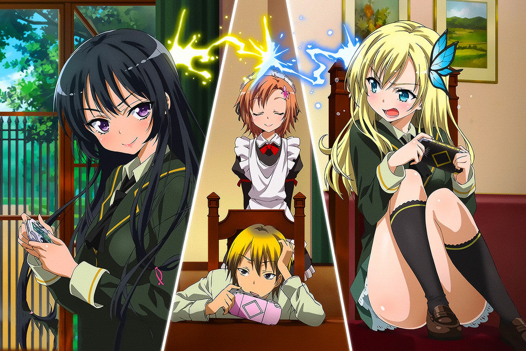 Anime Girls Boku Wa Tomodachi Ga Sukun Poster