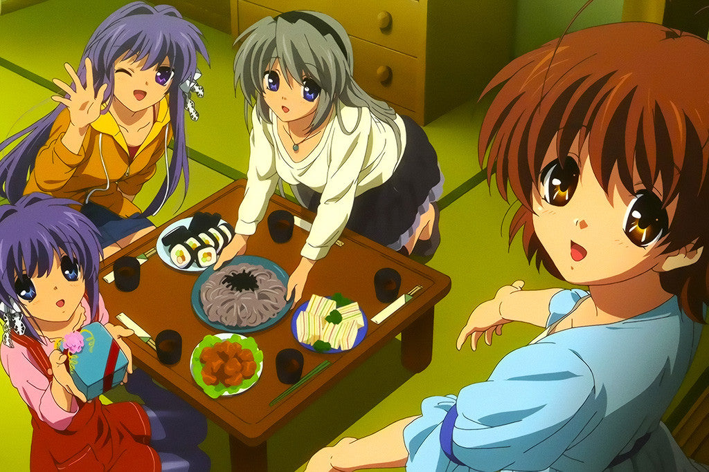 Clannad Characters Anime Poster