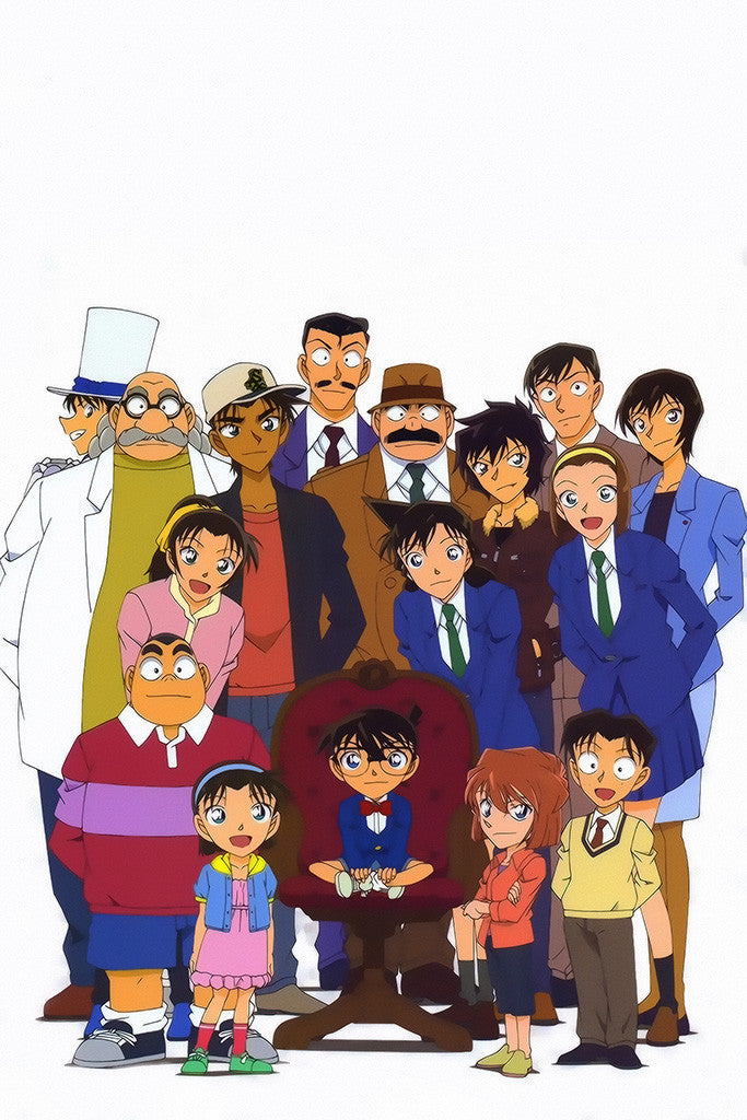 Detective Conan Characters Anime Poster