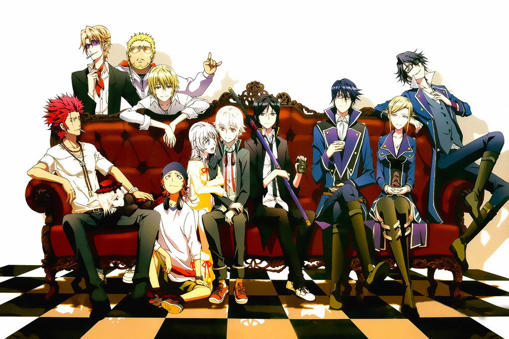 K Project Characters Anime Poster