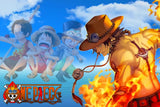 One Piece Portgas D. Ace Anime Poster