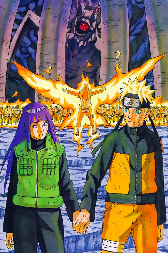 Naruto Shippuden Anime Naruto Hinata Poster – My Hot Posters