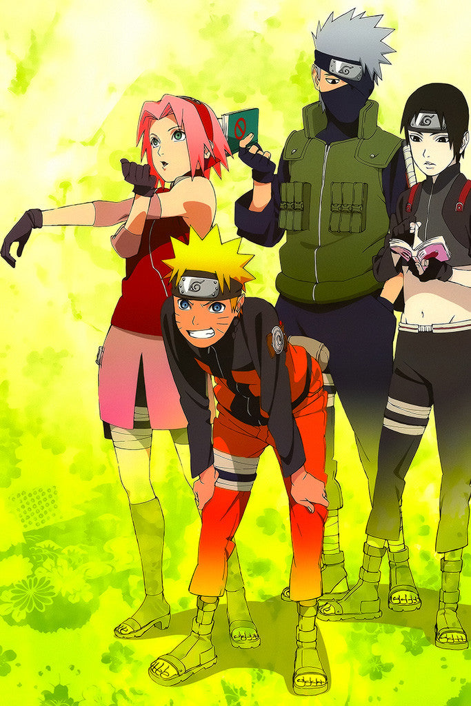 Anime Naruto Shippuden Characters Manga Poster – My Hot Posters