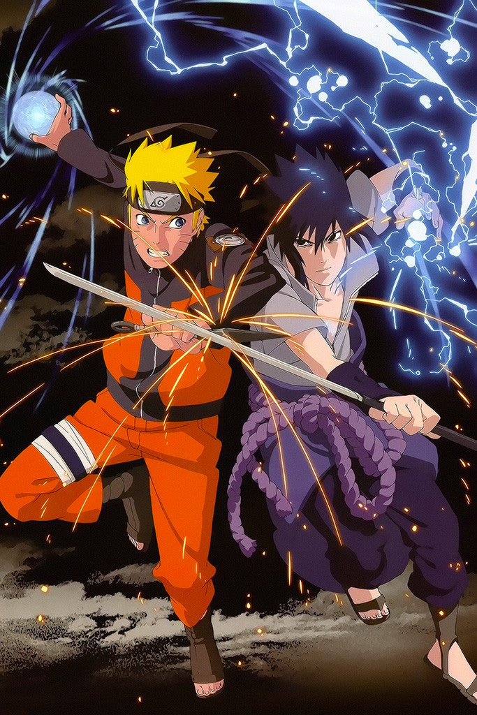 Naruto Shippuden Anime Naruto Uchiha Poster