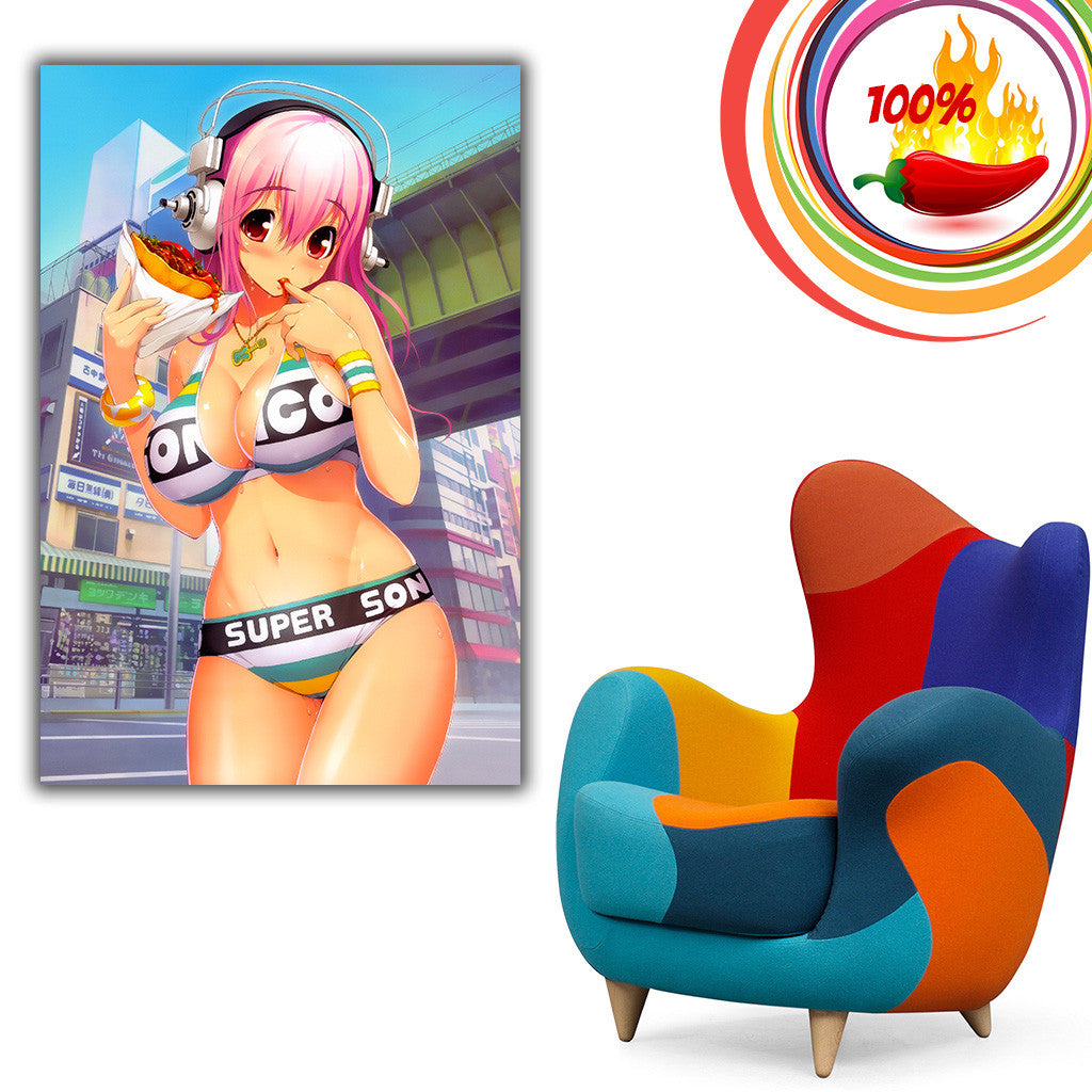 Super Sonico Sexy Girl Anime Poster – My Hot Posters