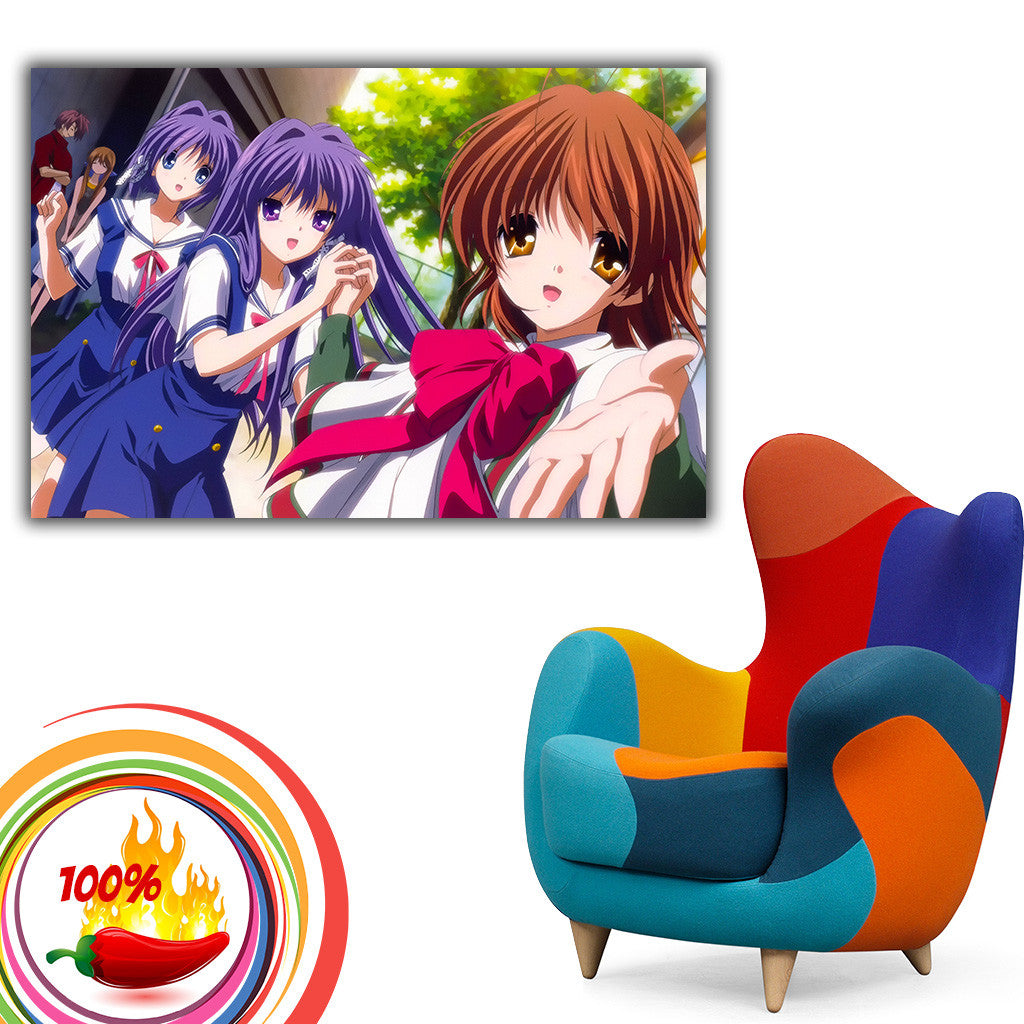 Buy Clannad - All Characters Themed Waterproof Stickers (10/50 Pieces) -  Posters