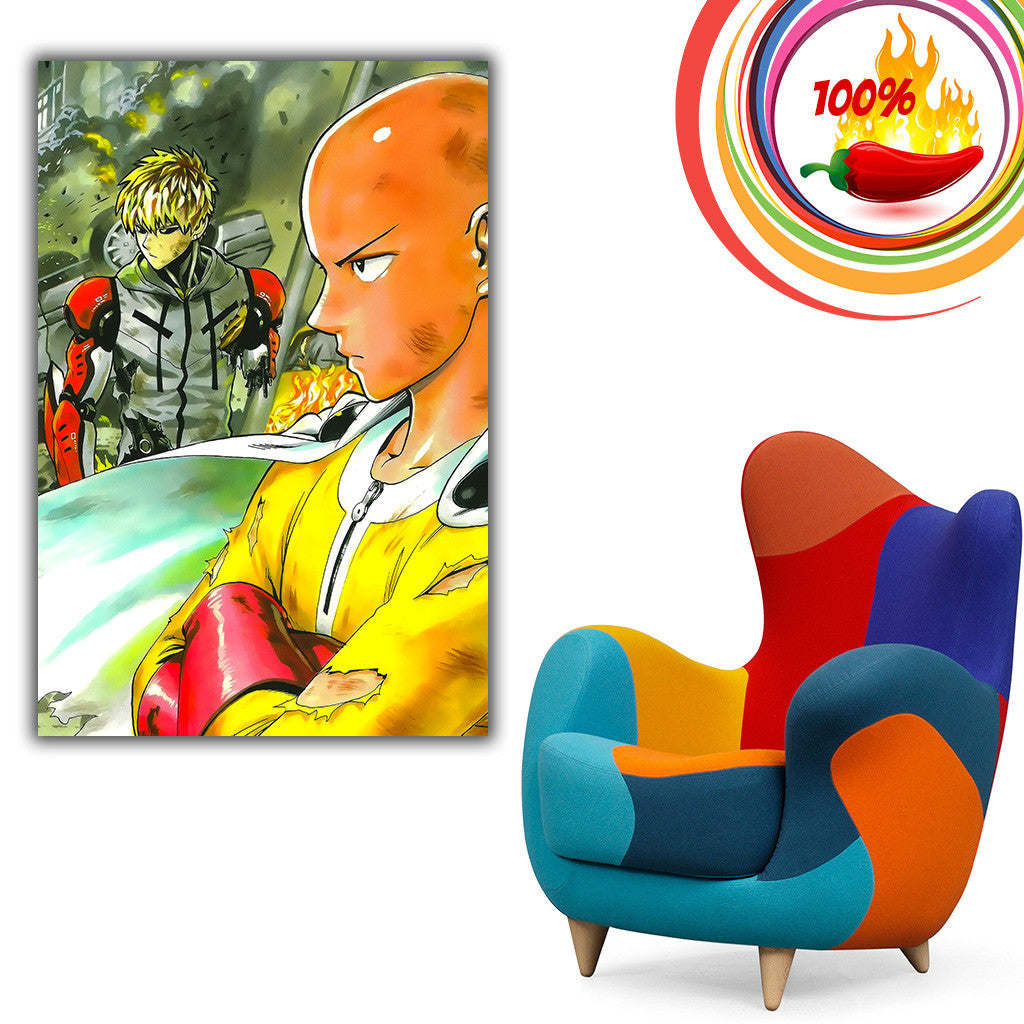 Japanese Comic One Punch Man My Posters Hot – Poster